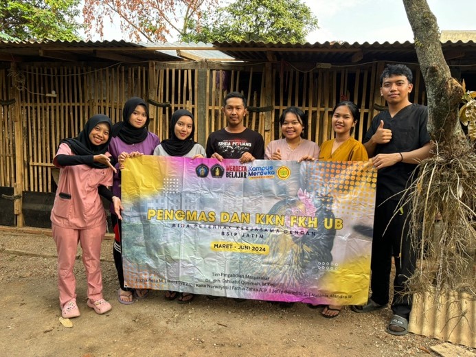 KKN DPP SPP FKH UB 2024 in Langlang Village: “Socialisation for Poultry Farming Development in Langlang Village in collaboration with the East Java Agricultural Instrument Standardisation Agency (BSIP)”